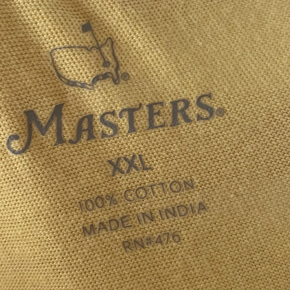 MASTERS Golf Yellow Egg Salad Sandwich T-Shirt XXL - Picture 7 of 7